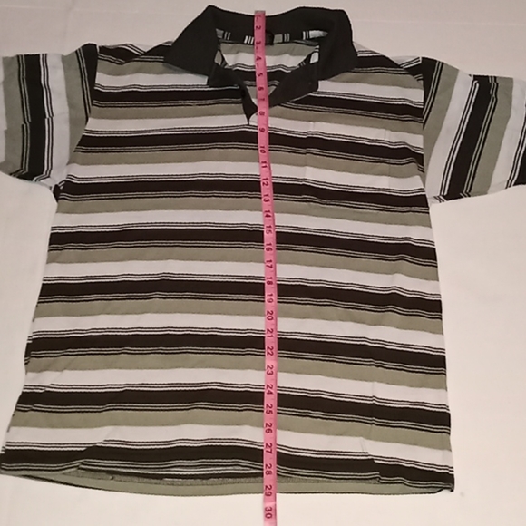 SF Deer Polo Striped Short Sleeve Size XL - Picture 6 of 7